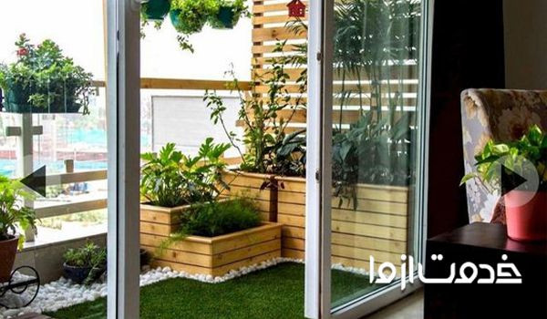 یک نمونه تزیین تراس ایرلنی